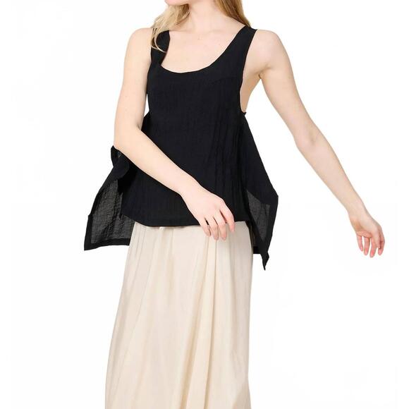 NEW HENRIK VIBSKOV uncut tank in black